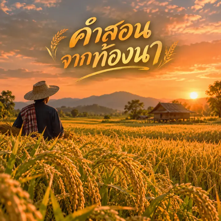 คำสอนจากท้องนา cover artwork